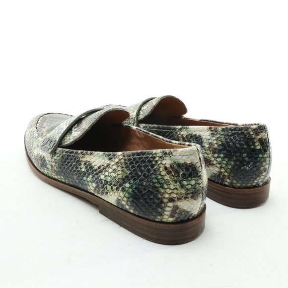 Madewell The Alex Loafer • Women's US 6.5 • Snake Embossed Leather - Picture 7 of 16